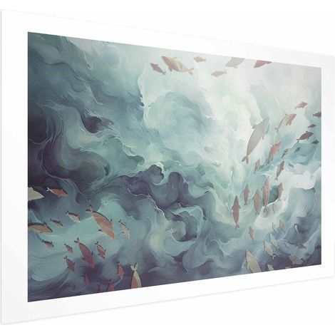 Poster – Fische im Ozean (1/4)