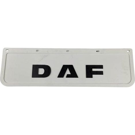 Prensa de guardabarros blanca para parachoques delantero DAF  600mmx180mm