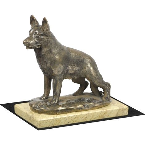Pastor Alemán, Alsaciano - estatuilla de perro, figura de silueta de perro, trofeo para una exposición canina de Art-Dog (1/5)