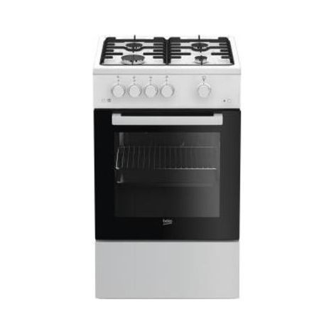Beko FSG52020FW cucina a gas nero e bianco 60 litri