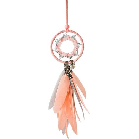 Dream Catcher Car Dream Catcher fait à la main avec plume Dream Catcher artisanat décoratif décoration de voiture ornement pour voiture Home Decor mariage tenture murale cadeau voiture miroir pendenti (1/2)