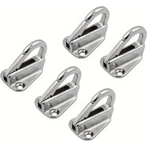 Ganci di carico per barche (5 pezzi) Acciaio inossidabile 316 Resistenti alla corrosione Ganci per parabordi/asciugamani/corde (1/5)