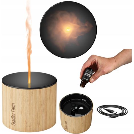 Diffusore di aromi Nora Stadler Form Flame Effect in bambù naturale (1/5)