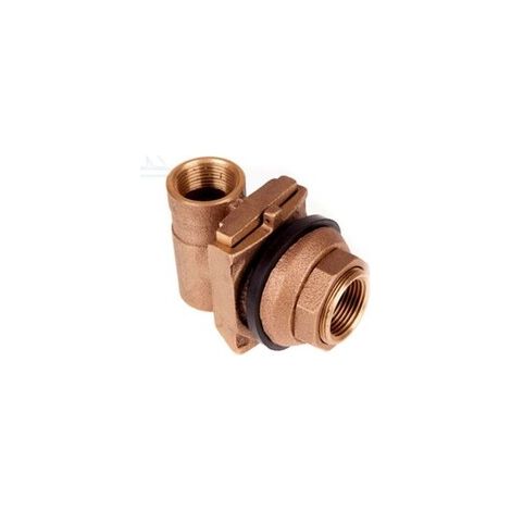 Conector sueco de 1", bronce