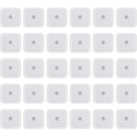 Électrodes de 30 cm, électrodes autocollantes, patchs d'électrodes pour appareils de thérapie TENS et de physiothérapie (1/4)
