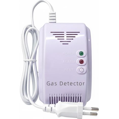 Detector de gas combustible doméstico de 220 V para cocina, detección de fugas de gas natural