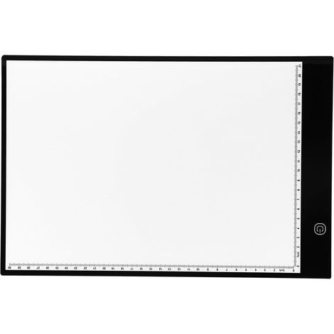 Table lumineuse de traçage A4, bloc lumineux de traçage LED Artcraft, panneau d'affichage de copie, panneau de traçage de luminosité, boîte lumineuse (1/5)