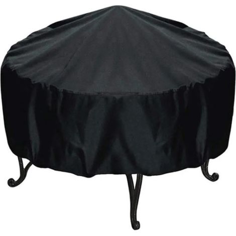 Housse pour brasero rond - étanche housse pour foyer Avec cordon ourlé( 122 46 cm) (1/5)