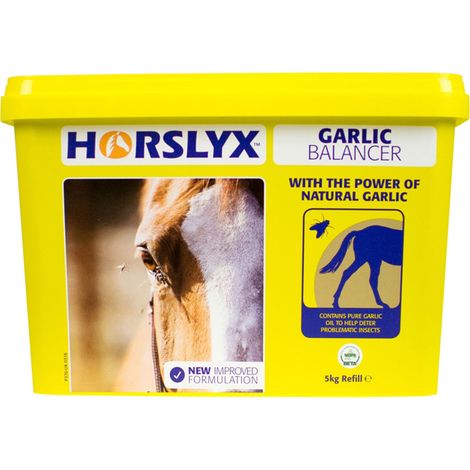 HORSLYX GARLIC 5kg aglio naturale cavallo repellente mosche (1/3)