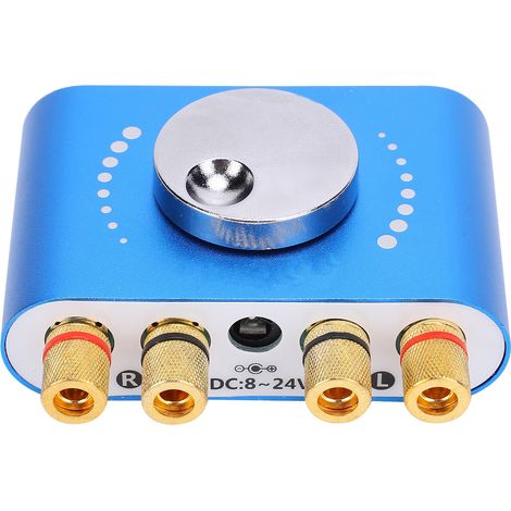 Amplificateur Bluetooth 2x20W Stéréo Numérique Enceinte Audio Player DC 8-24V - Ampli Puissance Sans Fil 2 Canaux (1/5)