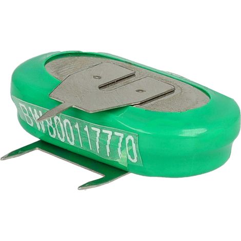vhbw NiMH Ersatz Knopfzellen-Akku Typ 1/V150H 3-Pins 150mAh 1,2V kompatibel mit Modellbau-Akkus, Solar-Leuchten uvm.