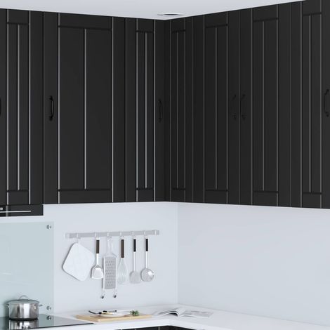 Küchenschrank Lucca Schwarz 57 x 57 x 100 cm Holzwerkstoff