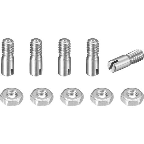 5Pcs Goujon Cylindrique À Fente M2 x 6mm Acier Inoxydable 304 (1/5)