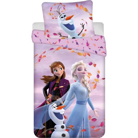 Disney Frozen Baumwolle Bettwäsche Bettbezug 140x200 cm & Kissenbezug 70x90 cm (1/5)