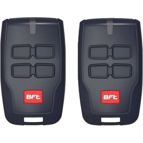 Lot de 2 bft télécommande 12v 4 canaux 433 mhz mitto b rcb04 r1 2600535 d111906 (1/2)