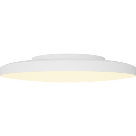 Plafonnier Serenova 28  Matière plastique Blanc ,  H. 6,5 - IP65 - LEDModule /  Nordlux Intérieur