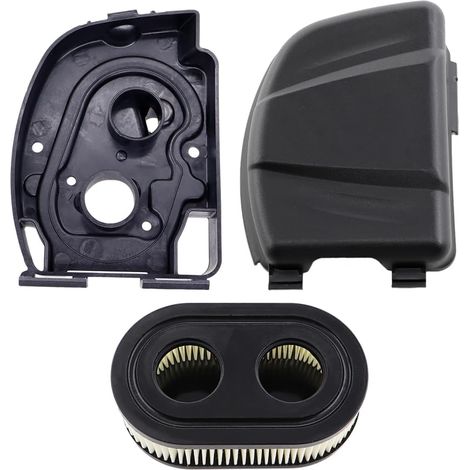 Luftfilterbasis 595661 Luftreiniger-Kupplung 595658 Luftfilter 798452 für Briggs & Stratton 550E 550EX 575EX 625EXi 675EXi 725Exi Série Moteurs Tondeuse à Gazon 093J02 09P700