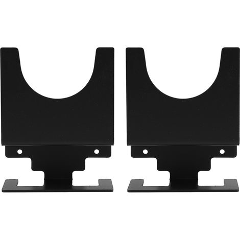 2 supports meuleuse d'angle mural 5 pouces – Rack rangement robuste coupeurs polisseurs acier carbone, atelier (1/5)
