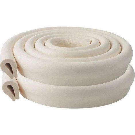 Protection d'Angles et Rebords pour Bébés, 2M 2 Set Protection Mousse Sécurité Rouleau de Mousse Antichoc pour Bébé sur Coins de Murs,des Meubles,Bords de Table (1/5)