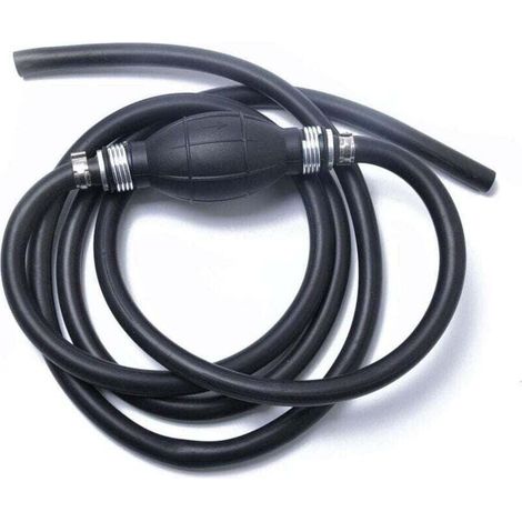 Tuyau Carburant Pompe, XU,Poire amorage Bateau,Universelle Pompe à Essence de d'Aspiration Siphon Eau/essence avec transfert carburant(8mm) - (1/4)