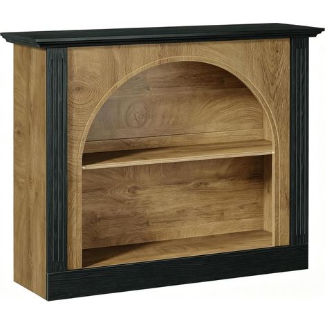 Console mid-century en bois avec rangement, table d'appoint pour salon et entrée (1/5)