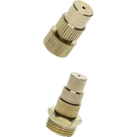 2x Adjustable Water Spray Irrigation Nozzle Misting Sprinkler (1/5)