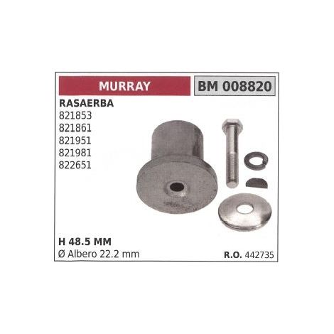 Supporto mozzo portalama rasaerba tagliaerba 821853 murray 008820