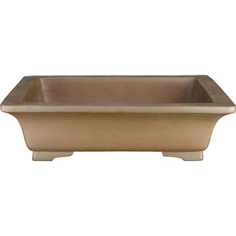 Vaso per bonsai rettangolare in gres 37,5x28,5x9 cm - SM053a