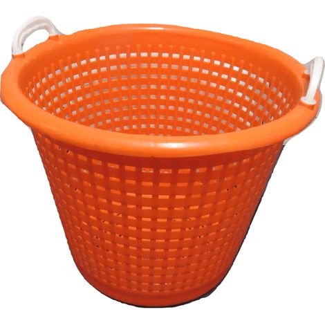 58 Litre Orange Basket - Large Graduated Fishing Camping Home Storage (1/5)