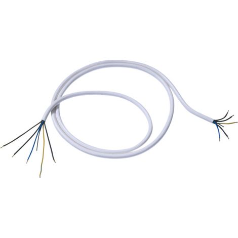 BACHMANN Cable de cocina H05VV-F 5G1,5mm² L:1,5m blanco AEH/AEH, 116.270