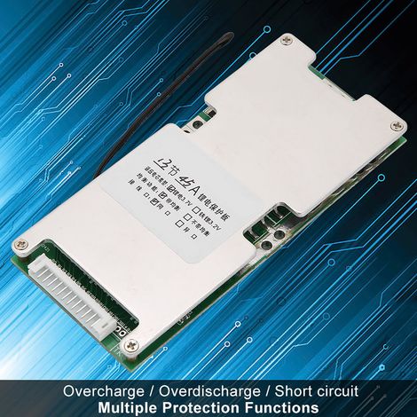 Carte BMS 13S 45A pour batterie lithium, module de protection PCB avec équilibrage de charge (1/5)