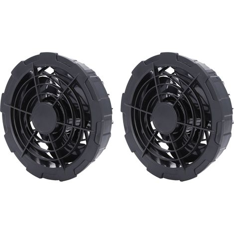 Ventilateurs de veste de refroidissement, câble 5V 0,6a, alimenté par USB, moteur sans balais, pour climatisation, vêtements, gilet, vêtements de travail, 2 pièces (1/5)