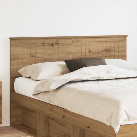 Tête de lit-Panneau de lit Chêne artisanal 140 cm Bois d'ingénierie 280433 (1/5)