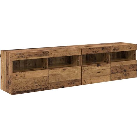 Maison Exclusive - TV-Wandregale 2 pcs Altholz 80 x 30 x 40 cm Ho