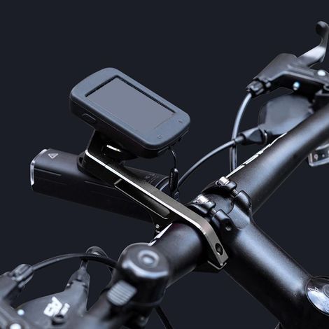 Support de fixation avant en alliage d'aluminium pour accessoires vélo - GPS, éclairage et caméra - Montage universel