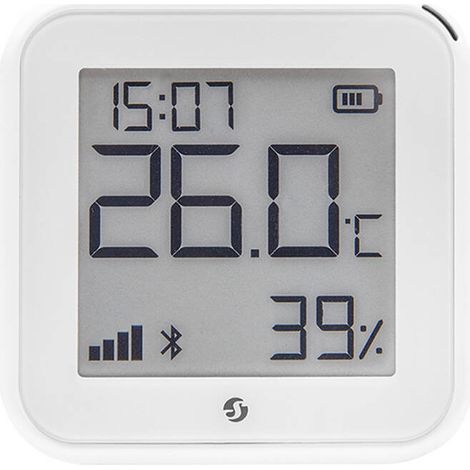 Sensor de temperatura y humedad WiFi Shelly H&T Gen3 (Blanco)