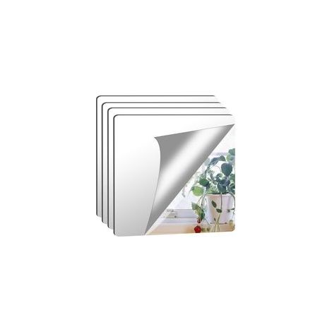 8 pièces auto-adhésifs flexibles en verre, auto-adhésifs flexibles, sans verre, bricolage, décoration acrylique, décoration de décoration, sans cadre, 30x30cm (1/5)
