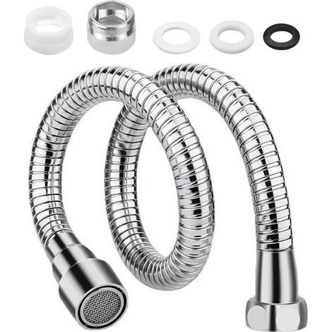 Wasserhahnverlängerung, Edelstahl 304, 360°-Drehung, 2 Strahlarten, Küche/Badezimmer (1/5)
