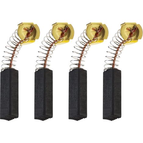 2 paires Balais de Charbon pour Scie à Onglets Perceuse à Onglet Marteau Perforateur Tronçonneuse Moteur de Soufflante Accessoires pour Outils Électriques, 19x7x5mm (1/5)