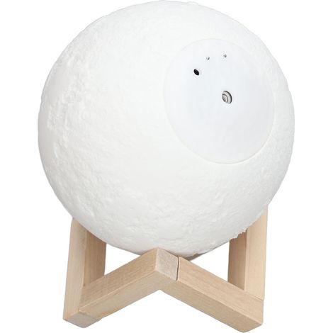 Dreifach-Funktions-Luftbefeuchter im Holzdesign mit Aromatherapie-Diffusor, farbigem Nachtlicht, geräuschlosem USB-Anschluss und 880 ml Fassungsvermögen für Schlafzimmer und Büro (1/5)