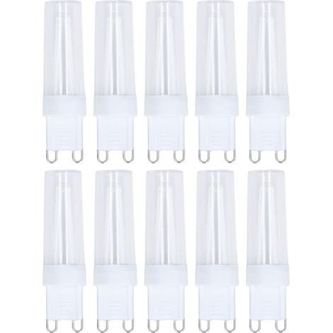 10 Ampoules LED G9 Lumière Bleue Éco-énergétiques pour Lustre ou Lampe de Table (1/5)