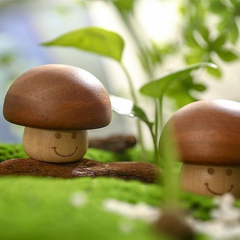 bote Musique En Bois Dcoration Champignon Rotatif Bote Musique Ciel Ville Bote Musique Cadeau D'anniversaire Jouets En Bois Pour Enfants (1/5)