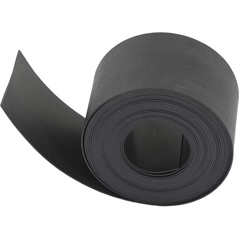 Bordure de jardin PE noir 12 cm x 10 m x 2 mm pour aménagement extérieur (1/5)