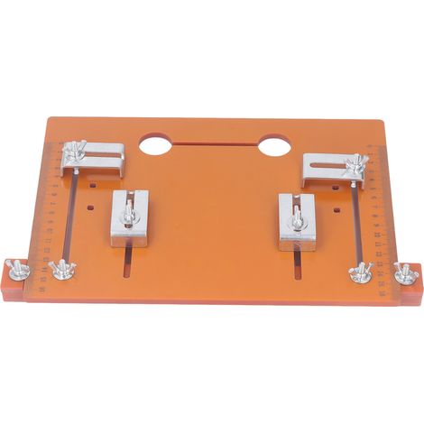 Banc de travail du bois, plaque rabattable de routeur, 20x28cm, sans trou, marges de 3cm, insertion de Table (1/5)