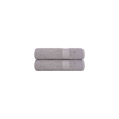 Toallas FROGN, juego de 2, gris, 50x100 cm, 360 g/m² - Crezuo (1/4)