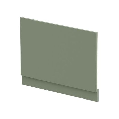 Nuie Satin Green 800mm End Bath Panel with Plinth - BPR813