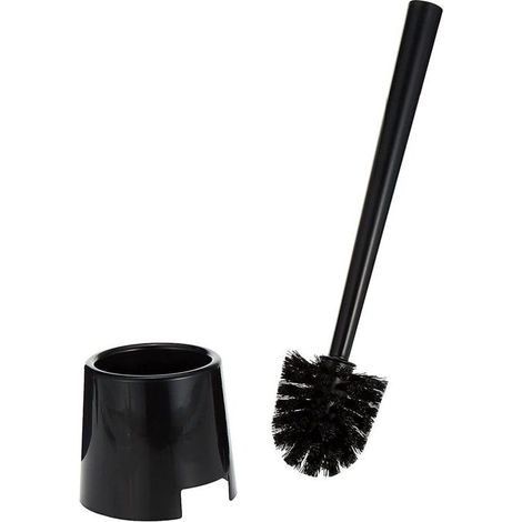 Brosse WC Ikea, polypropylène, noir, 36 x 11 x 10,3 cm