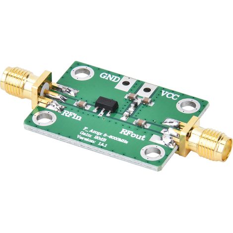 HF-Breitbandverstärkermodul, rauscharm, 50–4000 MHz, DC 5 V, 21,8 dB Verstärkung (1/5)