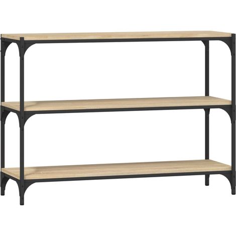 Maison Exclusive - Libreria Rovere Sonoma 100x33x70,5cm Legno Multistrato Acciaio