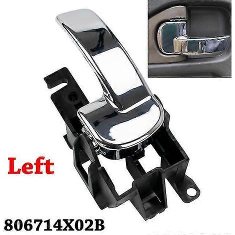 Poignée de porte intérieure gauche/droite avant/arrière pour Nissan Navara D40 Pathfinder 2004-2014 (références : 80671-4x02b, 806714x02b, 80670-4x02b, 806704x02b). (1/5)
